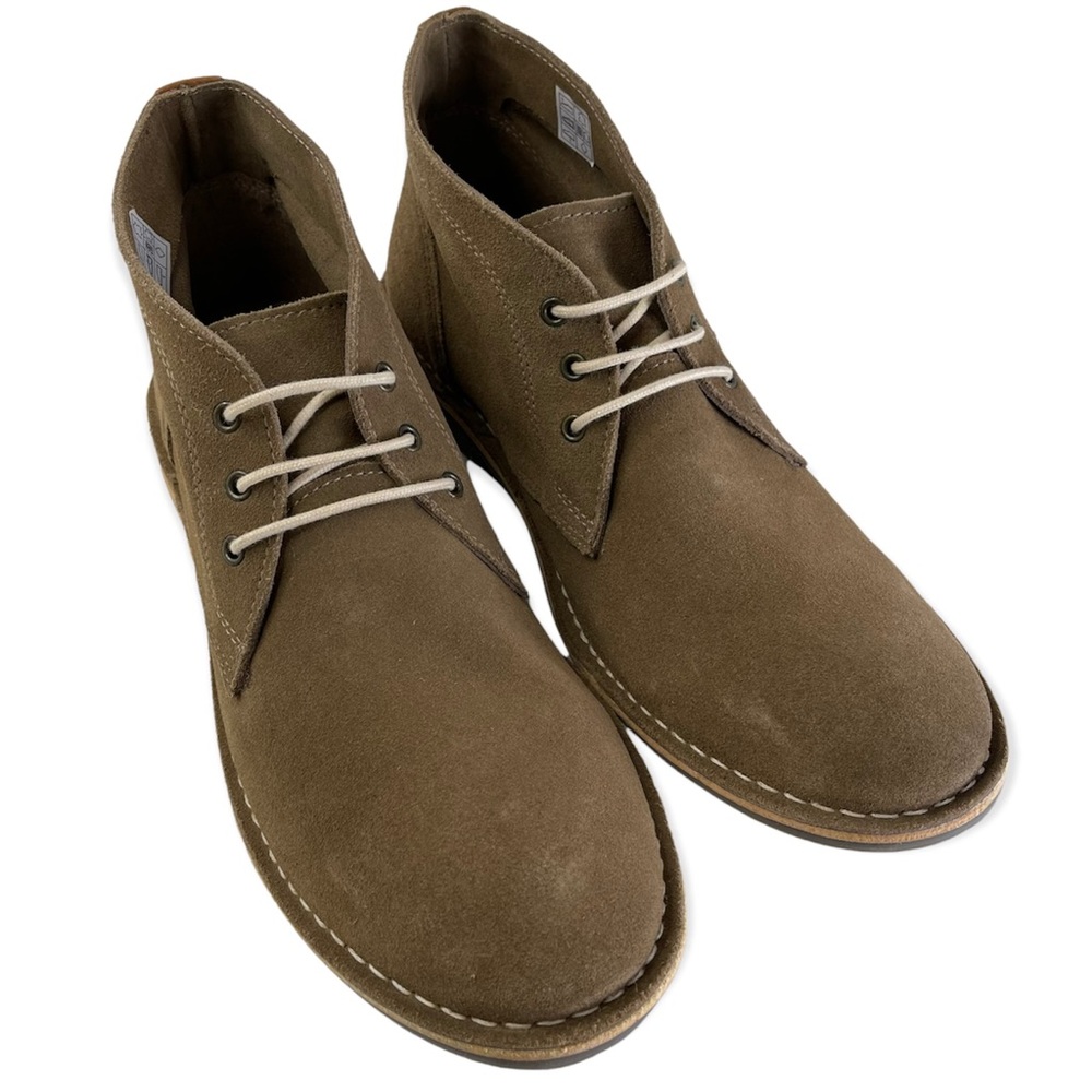 Franco Fortini Mens Hudson Lace Up Chukka Boot Shoes, Taupe Size 10.5